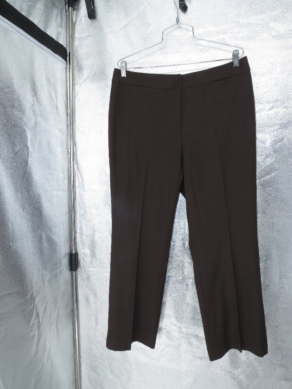 Talbots Dress Pants Womens 14P Brown Wool Blend NWT Heritage Trousers Straight